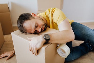 stress while moving
